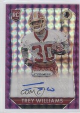 2015 Panini Prizm Rookie Signatures Violet Mosaic 31/50 Trey Williams Auto 0a7