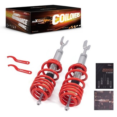 2x Vordere Gewindefahrwerk for Audi A4 (B6,B7) 8E,8H Avant, Cabrio Stoßdämpfer