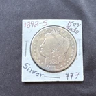 Morgan Silver Dollar 1892 San Francisco Key Date $1 Coin Circulated