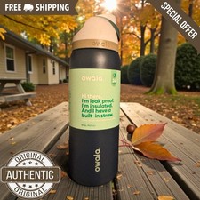 Owala 32oz FreeSip Stainless Steel Water Bottle - Navy Nights READ DESCRIPTION 