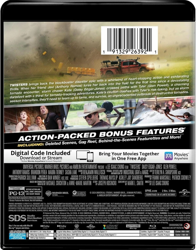 Twisters - Collector's Edition 4K Ultra HD + Blu-ray + Digital 4K UHD Blu-r Foto 4 de 4