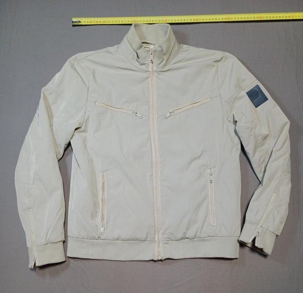 Men DKNY Jacket Beige Polyester 40 /L / 48