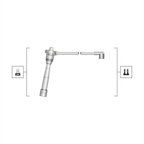 Magneti Marelli 941319170115 ZüNdung Kabel Kit FüR Fiat, Lancia-image