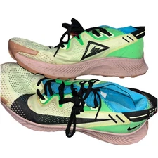 Nike Pegasus Trail 2 Barely Volt Green Blue Black Gum CK4305-700 Mens Size 11