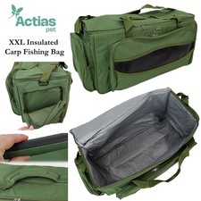 XXL Carp Coarse Fishing Tackle Bag Insulated Carryall Holdall Padded Strap Green