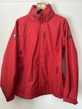 Image of Helly Hansen Mens Crew Midlayer Jacket XL Red Helly Tech Waterproof Sailing NEW