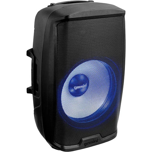 Gemini AS-2115BT-LT 15 in. 2000 Watt Powered Loudspeaker Bluetooth LED Lights