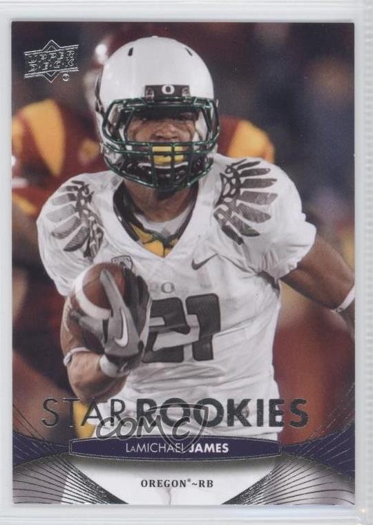 2012 Upper Deck Star Rookies LaMichael James #107 Rookie RC 0d2