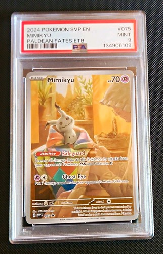 Mimikyu graded PSA 9 for sale on eBay