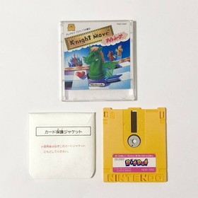 Knight Move Dig Dug W/Case Retro Famicom Disk System FC Good Used Game NTSC-J JP