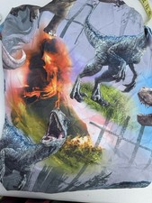 Jurassic Park Kids Twin Sheet.bed Fitted Animal Print Dinosaurs Replacement
