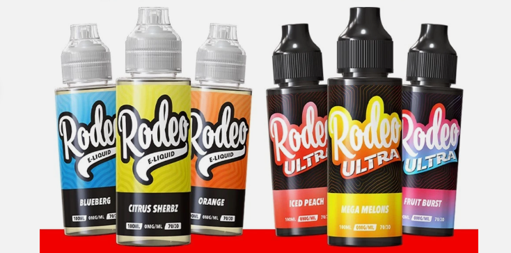 Rodeo & Rodeo Ultra | 100ml Vape Liquid | Vape Juice | No Nicotine | E-Cig | eBay UK Rodeo & Rodeo Ultra | 100ml Vape Liquid | Vape Juice | No Nicotine | E-Cig | eBay UK