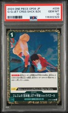 One Piece Japanese Op09 Jet Crss Shck BZK G-G PSA 10 039
