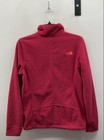 The North Face Women's Pink Glacier Full Zip Microfleece Jacket Sz M — photo 2