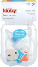 Nuby, Breathe-Eez Infant Nasal Aspirator with Travel Case, 5"