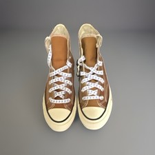 Converse Chuck Taylor All Star Hi Canvas High Top Sneakers Brown Patch 7m/9w