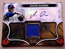 Topps Tier One Autographed Relics Aramis Ramirez /199 Cubs AT1R-ARA 2025