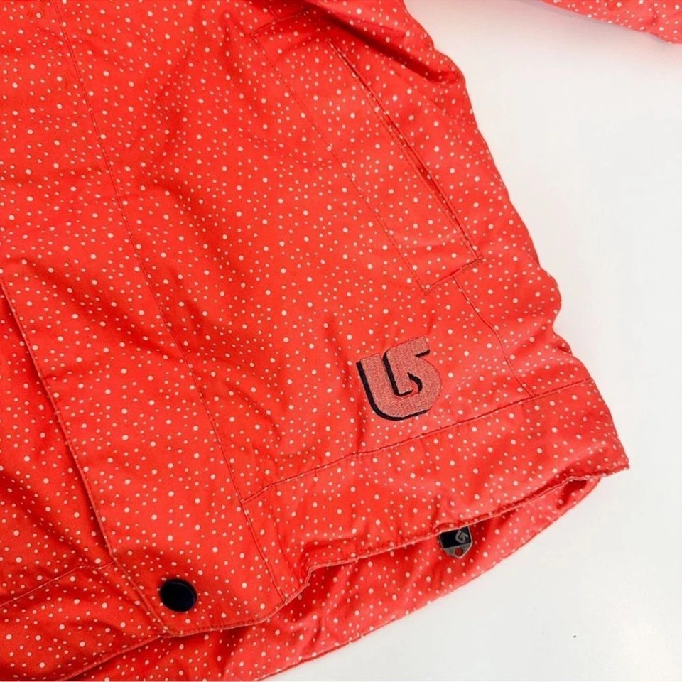 Burton DryRide Naranja Lunares Chaqueta Esquí Talla L Foto 3 de 4