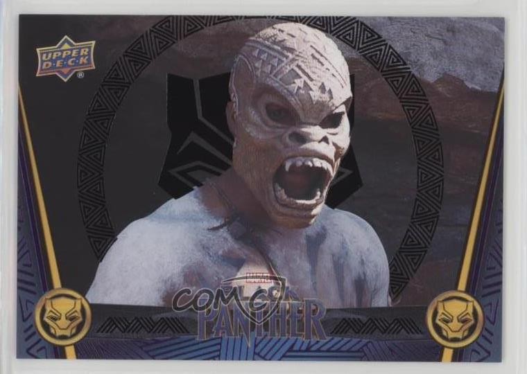 2018 Upper Deck Marvel Black Panther Black 68/149 The Jabari Arrive #18 p1l