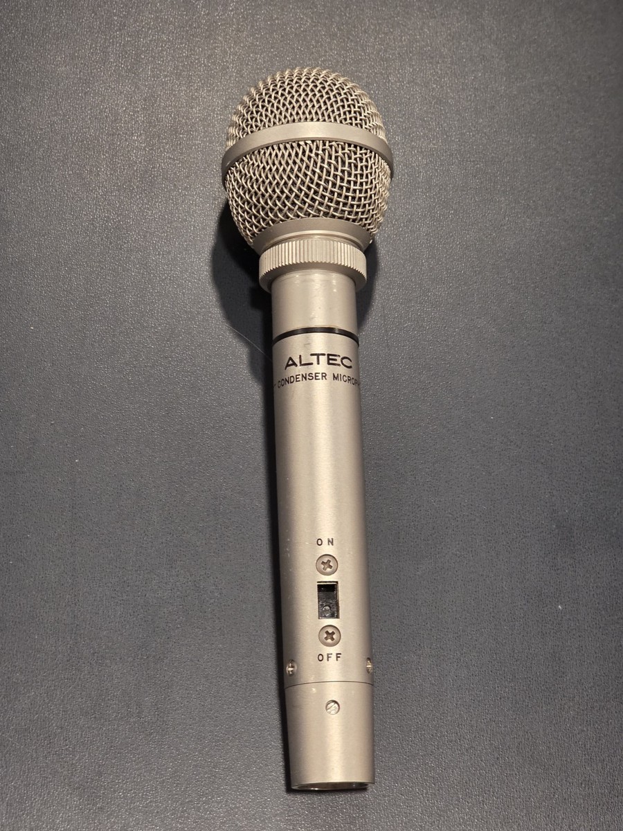 Altec 626A Electret Condenser Mic with Original Box And Manual | eBay