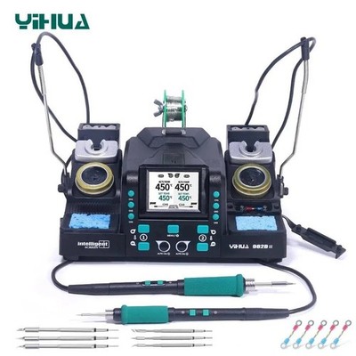YIHUA 982D-II Professional Dual-Channel Soldering & Rework Station | ESD Safe