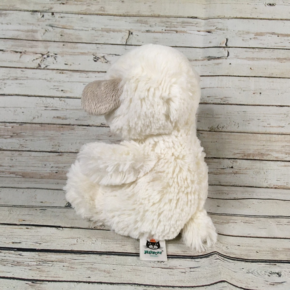 Jellycat Poppet Lamb Sheep Cream Small Plush Lovey | eBay