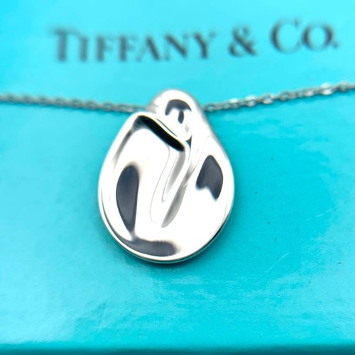 Tiffany & Co. Elsa Peretti Madonna Sterling Silver 925 Pendant & Necklace W1.5㎝