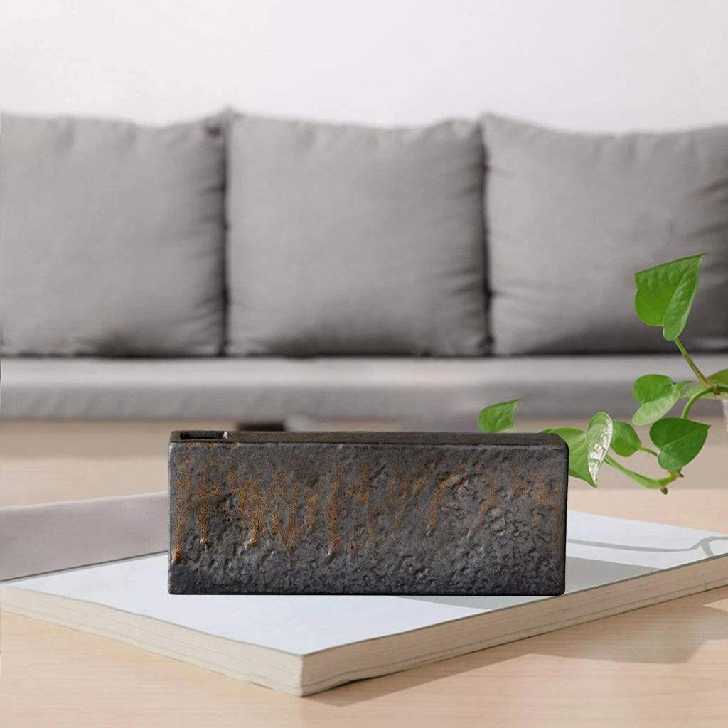 Ikebana Ceramic Vase Decoration Holder Tabletop Planter for Garden Hotel
