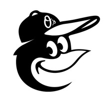 Baltimore Orioles Vinyl Decal Stickers; Baseball, MLB, Sports