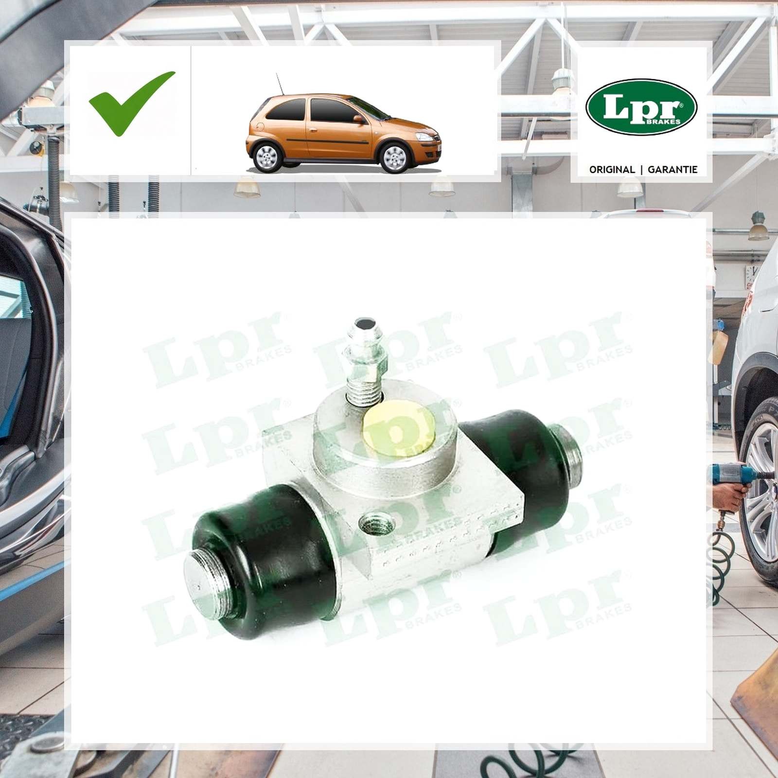 1x Lpr Radbremszylinder OPEL CORSA C (X01) 1.2 (F08, F68)