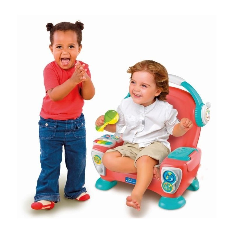 Clementoni Symphonic fauteuil musical interactif 4 modes de jeu danse et sons pour petit
