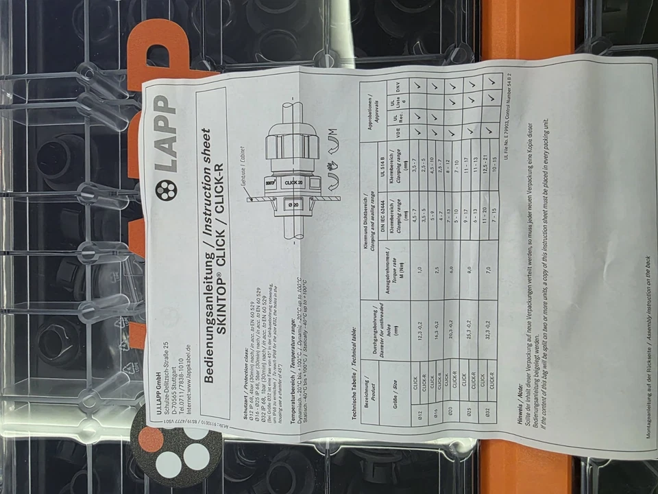 Lapp Zubehör SKINTOP-CLICK-L-BOXX-(BK) 53110055 Kabelverschraubung - Bild 4 von 4