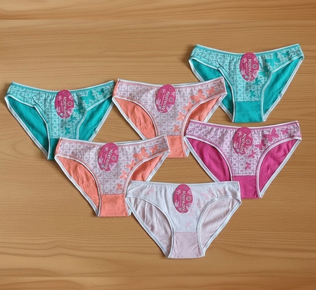 6girlsbriefsunderpantsunderwearpantieschildrencottonhipster134-146