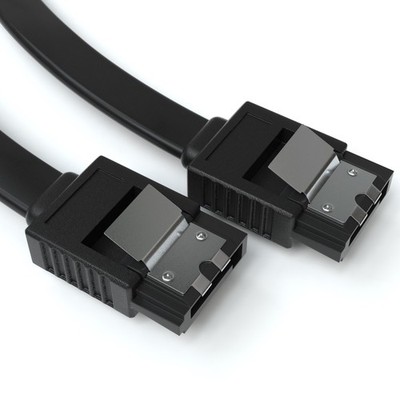 0,5m SATA 3 Kabel Schwarz von JAMEGA | S-ATA 6 Gb/s High Speed SSD HDD Laufwerk