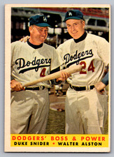 Click to enlarge Dodgers' Boss & Power (Duke Snider / Walter Alston)
