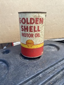Golden Shell Oil Can for sale | eBay