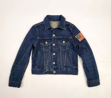 Polo Ralph Lauren Denim Jacket Youth Medium 10-12 Classic Blue Jean Coat