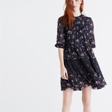 Ulla Johnson Skye Navy Floral Dress Size 8 / Medium