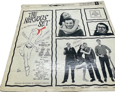 The Nervous Set Record New Musical Original Broadway Cast book vinyl record READ