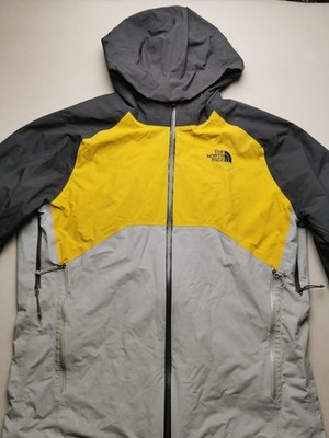 THE NORTH FACE Mens Size L DryVent Full Zip Seam Sealed Jacket VGC Hooded Grey