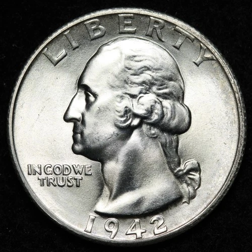 1942-S Washington Quarter — photo from another recent sale