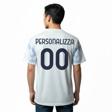 Maglia da Personalizzare Inter Away 2025-26 Ghost Aqua Bianca ufficiale LC sport
