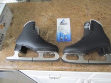 Jackson Ultima Figure Ice Skates With Ultima Mark I Blades w/Blade Guards Size 9