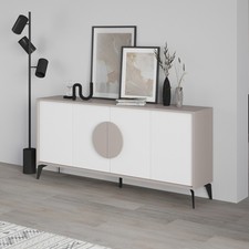 GORA Console 180 cm – Modern 4 Door Sideboard Cabinet for Living Room Storage