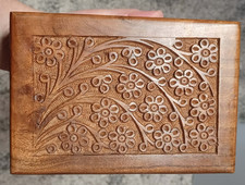 Wooden Tree of Life Cremation Keepsake Box / Urn For Pet Ashes Small