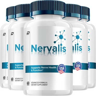 (5 Pack) Nervalis Capsules   Nervalis Natural Ingredients Glycogen Support