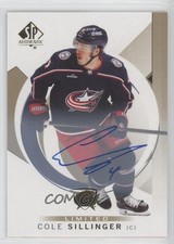2024-25 SP Authentic Limited Auto Cole Sillinger #49 Auto 1e7g