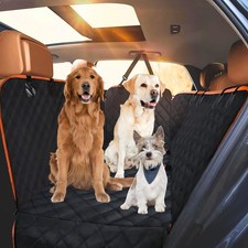 Image of Dog Car Seat Cover Hammock SUV Hatchback Rear Bench Liner Waterproof Pet