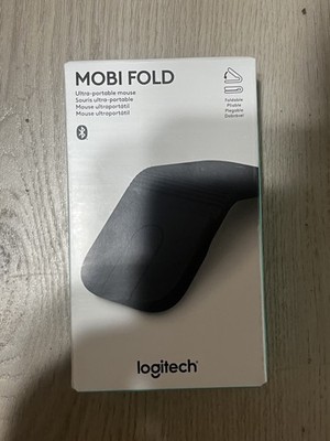 Logitech Mobi Fold Wireless Bluetooth Mouse Graphite Portable Brand New Unsealed