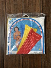 NEW Vtg Sealed Intex Wet Set Inflatable Pool Air Mat Float Raft 72 x 27 Yellow